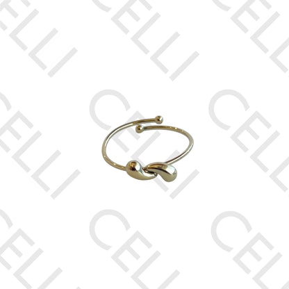 Steel Ring - two drops