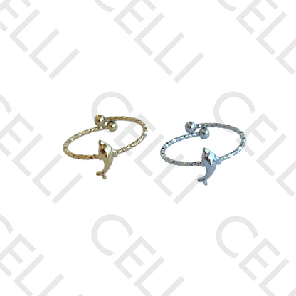 Anel de Aço - mini golfinho