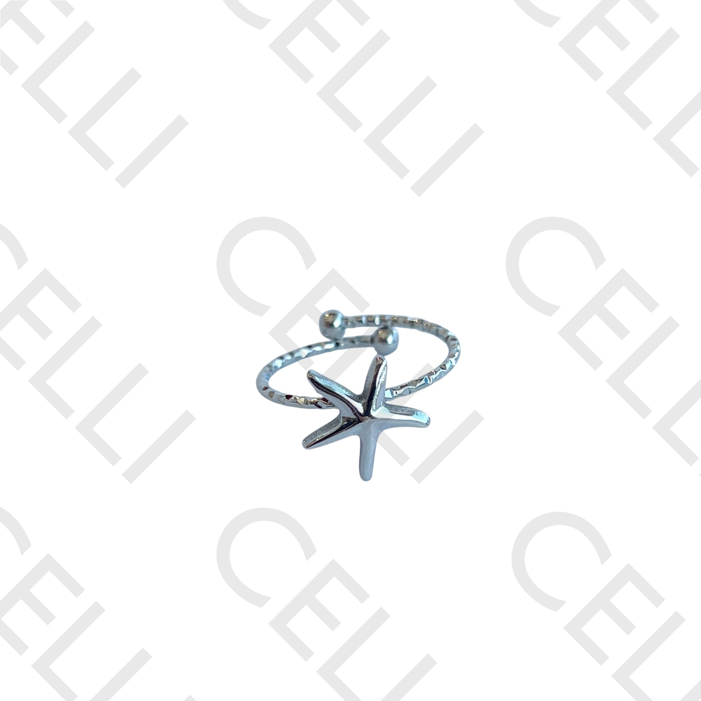 Steel Ring - Starfish