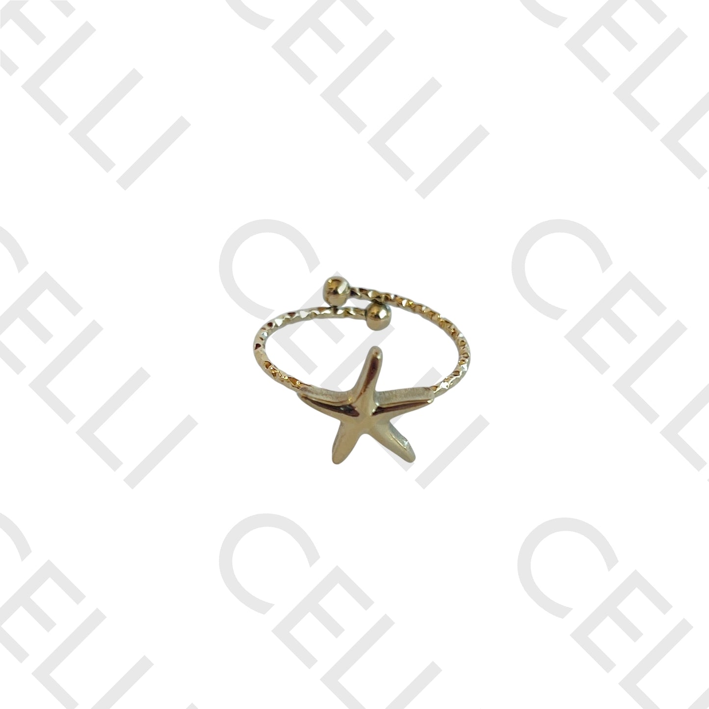 Steel Ring - Starfish
