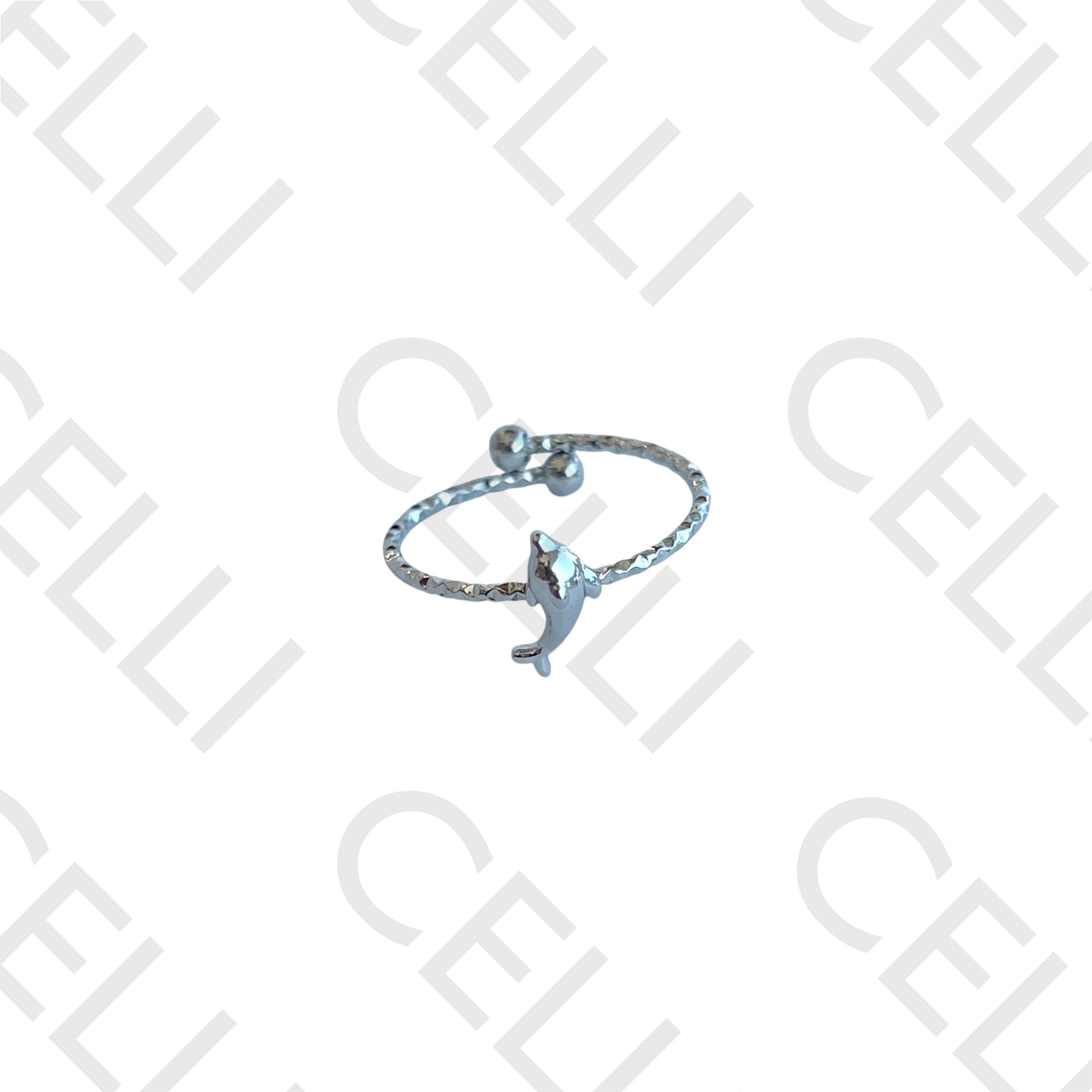 Anel de Aço - mini golfinho