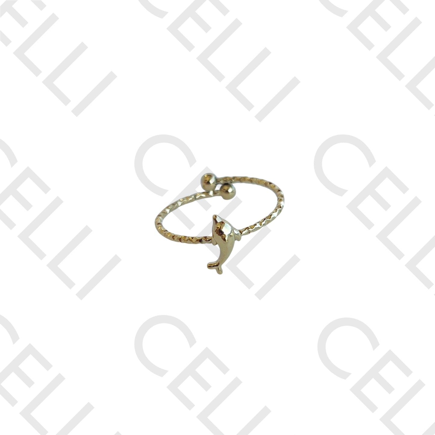 Anel de Aço - mini golfinho