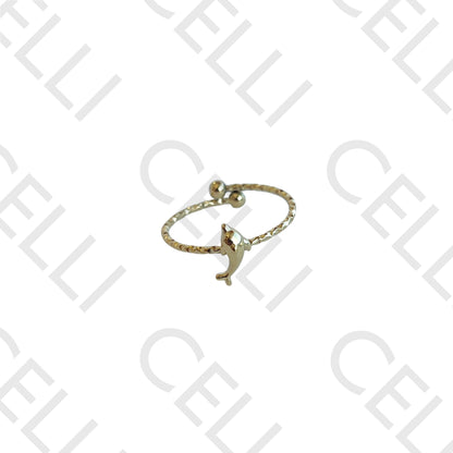 Anel de Aço - mini golfinho