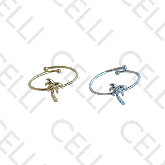 Anel de Aço - mini palmeira