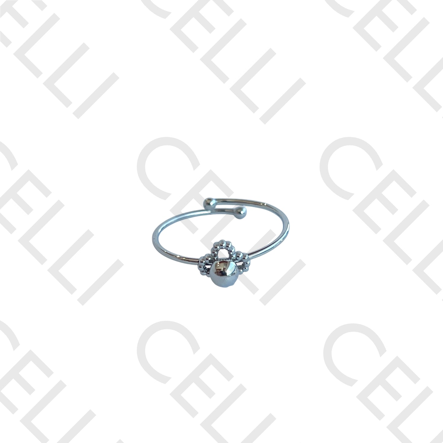 Steel Ring - Mini Clover