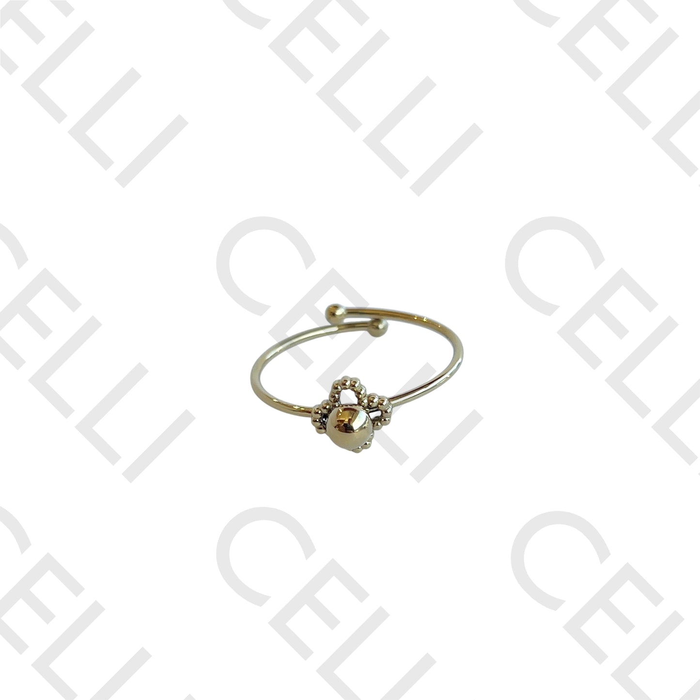 Steel Ring - Mini Clover
