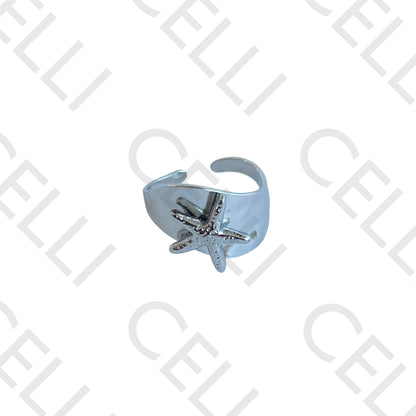 Steel Ring - Starfish