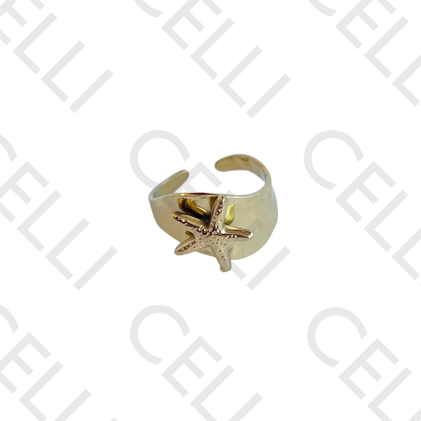 Steel Ring - Starfish