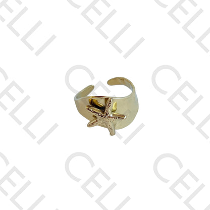 Steel Ring - Starfish