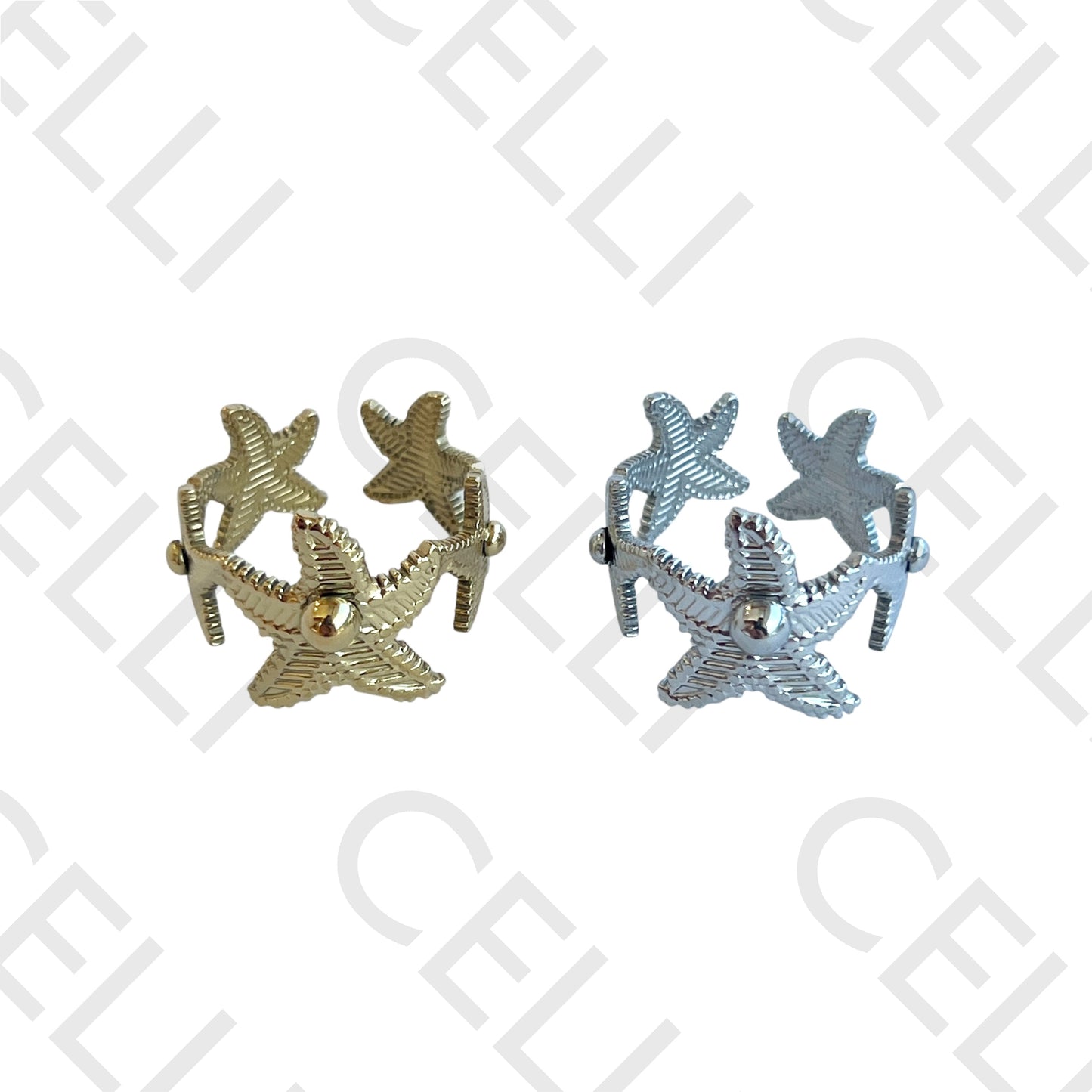 Anel de Aço - estrelas do mar