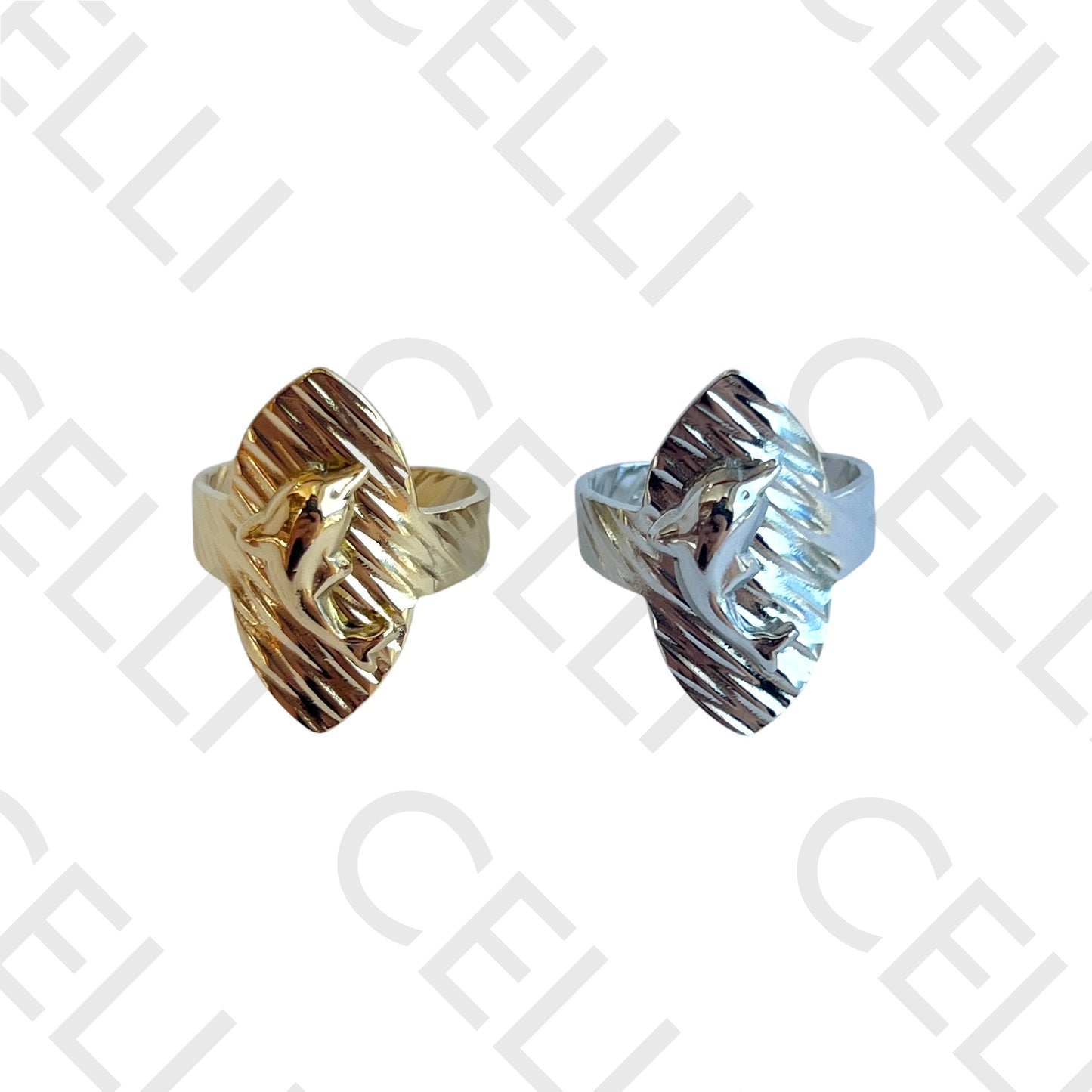 Steel Ring - Dolphin