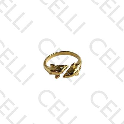 Steel Ring - Dolphin
