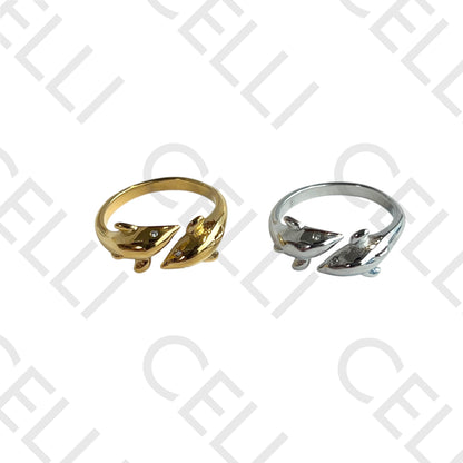 Steel Ring - Dolphin