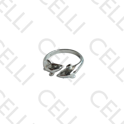 Steel Ring - Dolphin