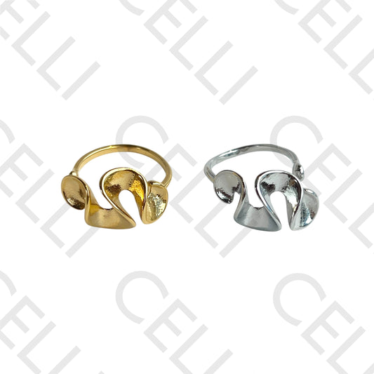 Anel de Aço - ondulado