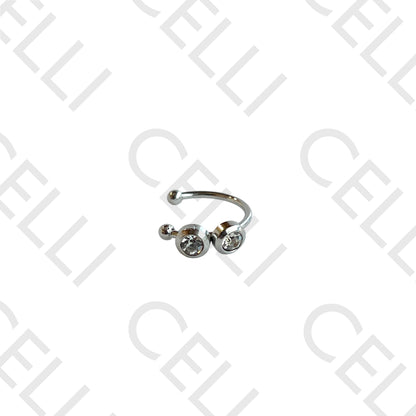 Steel Earcuff - Two Brilliant Pieces