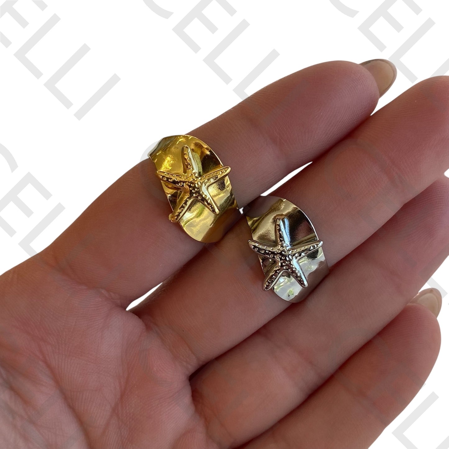 Steel Ring - Starfish