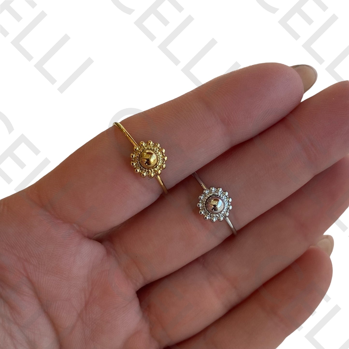 Steel Ring - Mini Sun