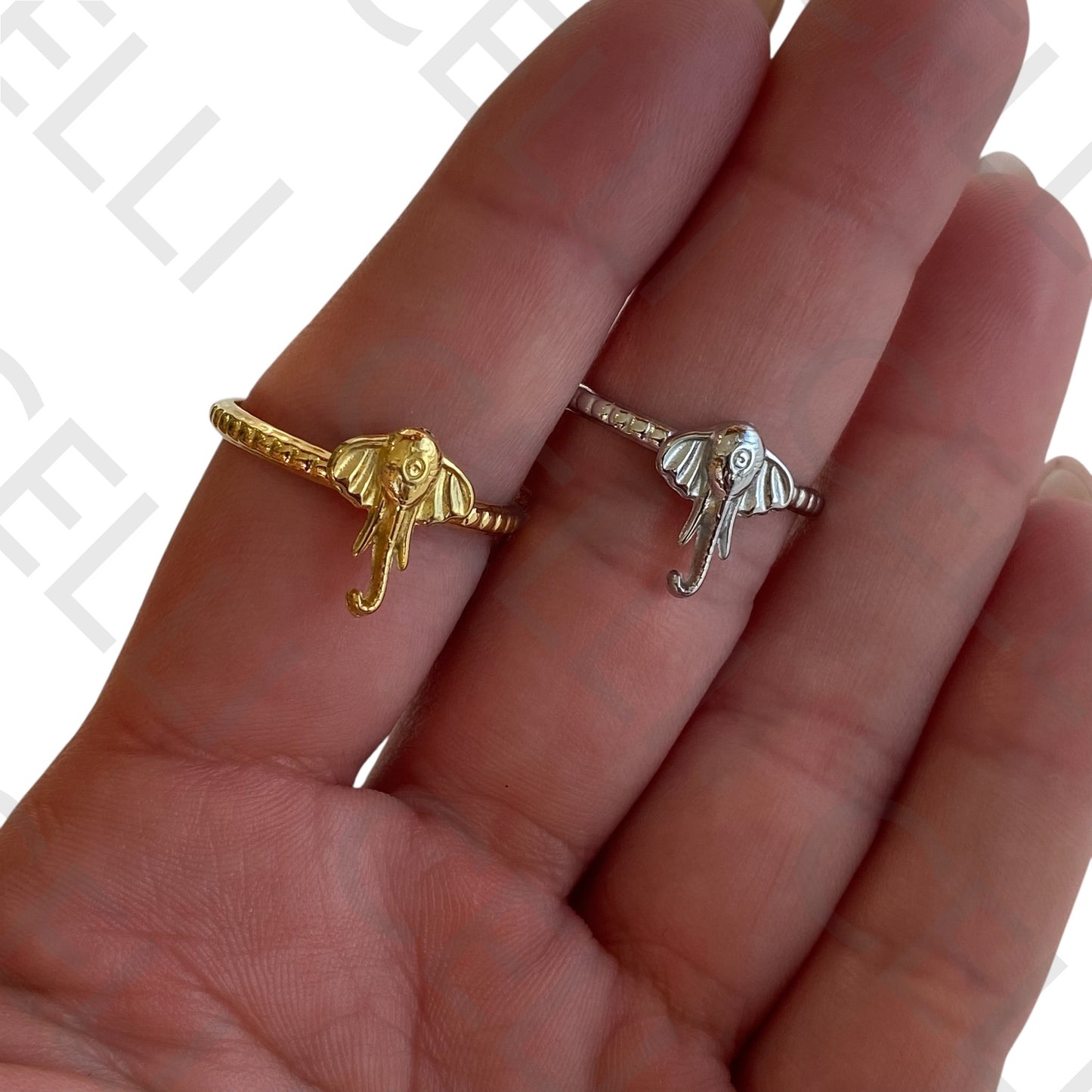 Steel Ring - Elephant