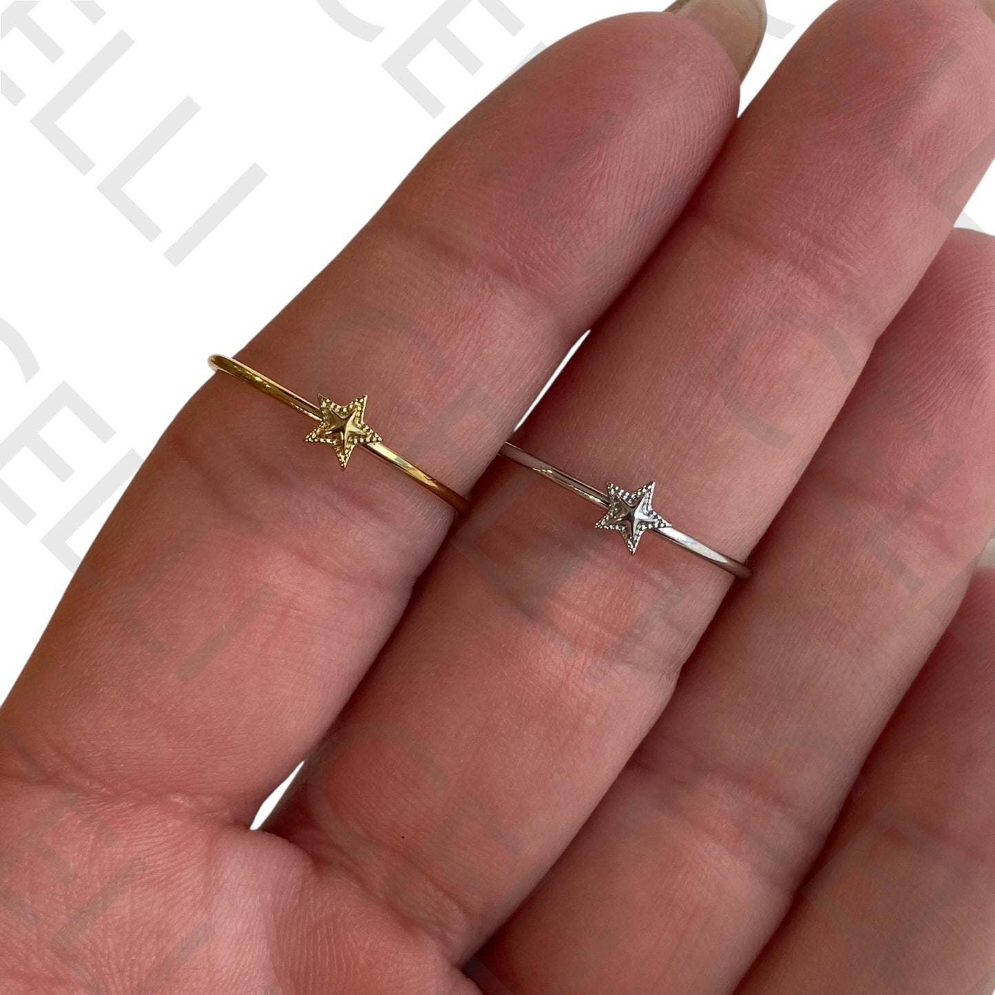 Steel Ring - Mini Star