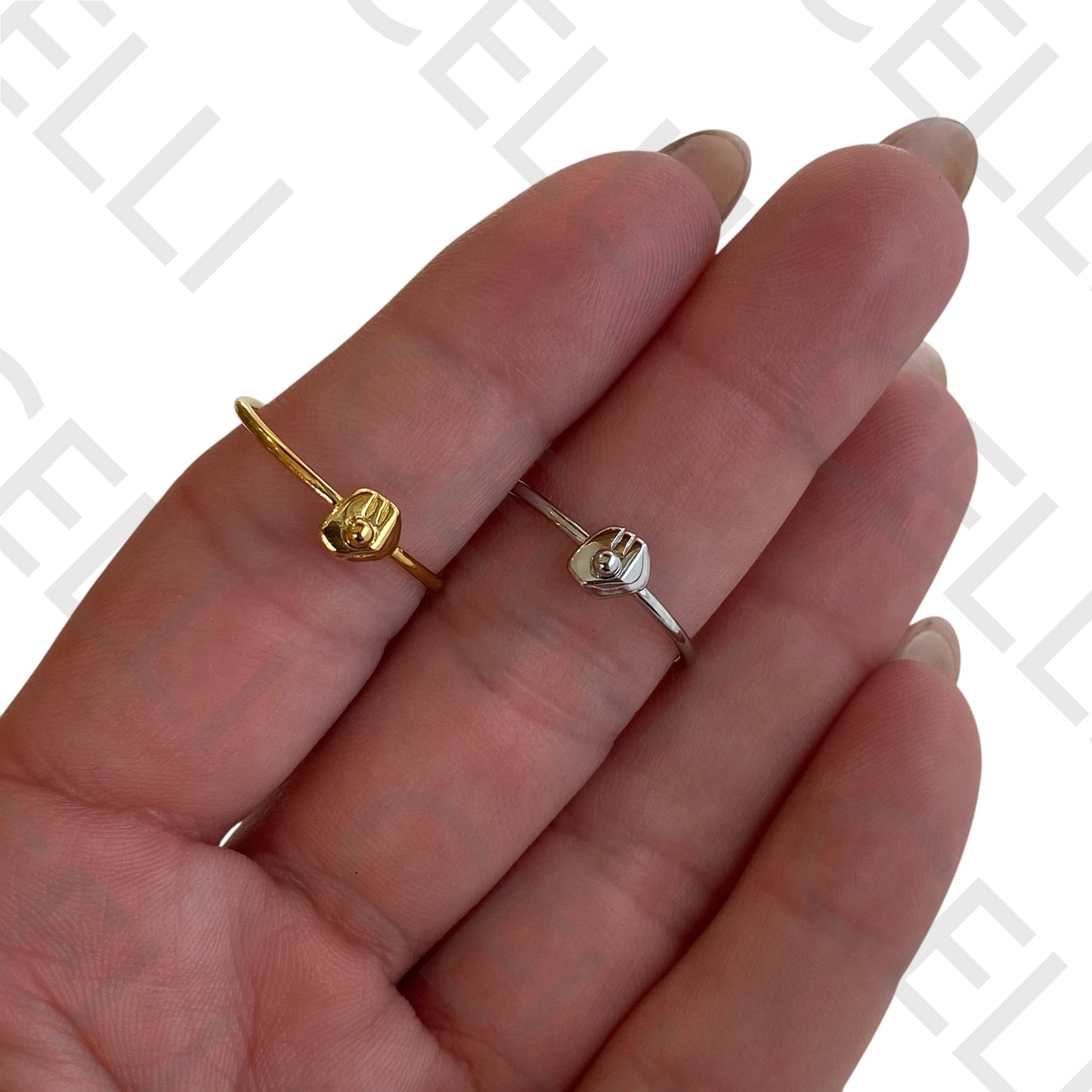 Steel Ring - Irregular Shape