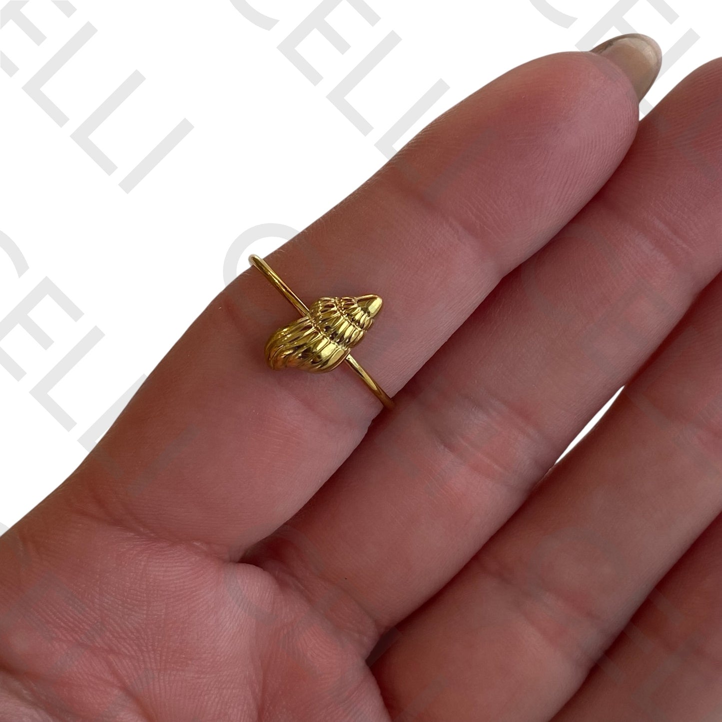 Steel Ring - Mini Conch