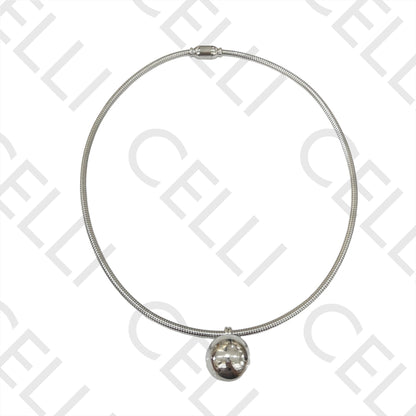 钢制项链 - 球形