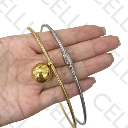 钢制项链 - 球形