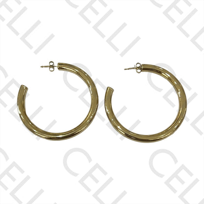 Steel Earring - basic hoop