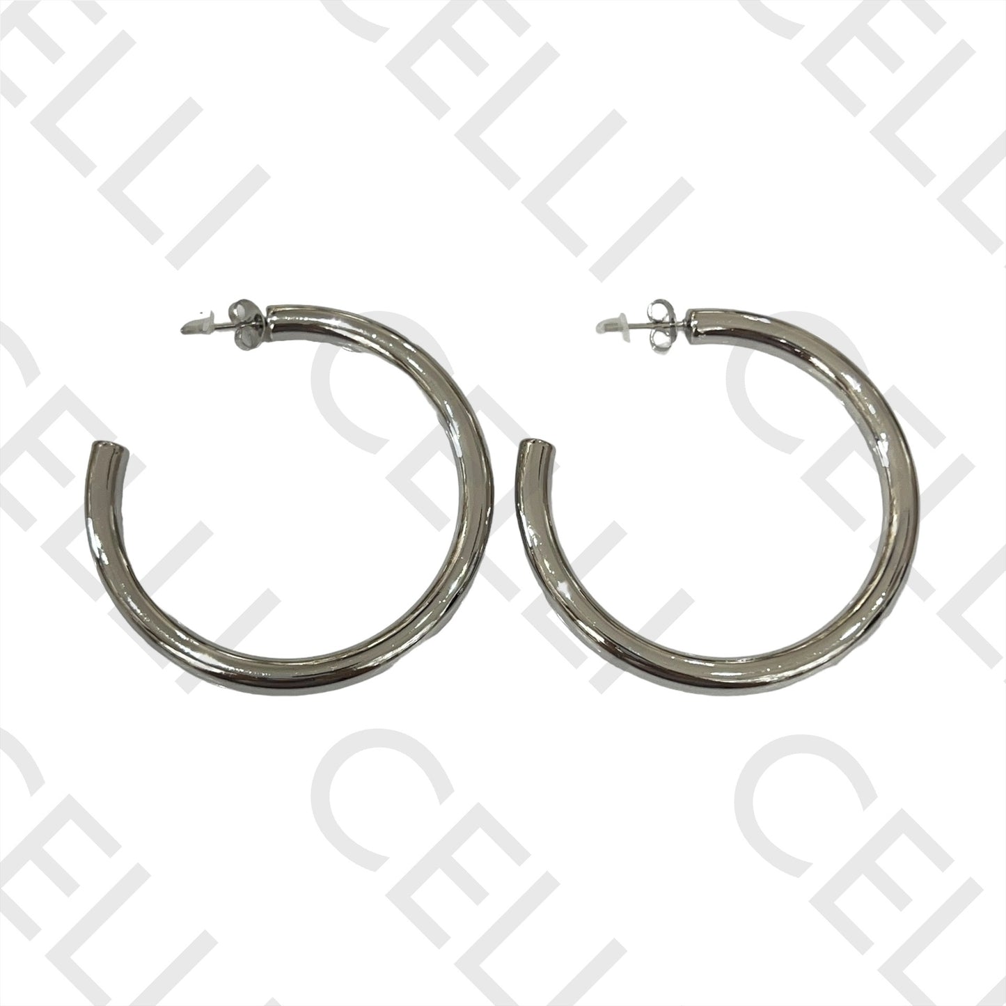 Steel Earring - basic hoop
