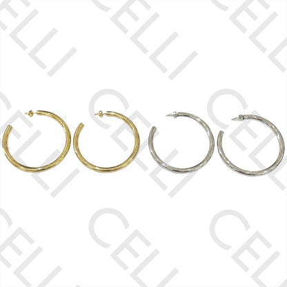 Steel Earring - basic hoop