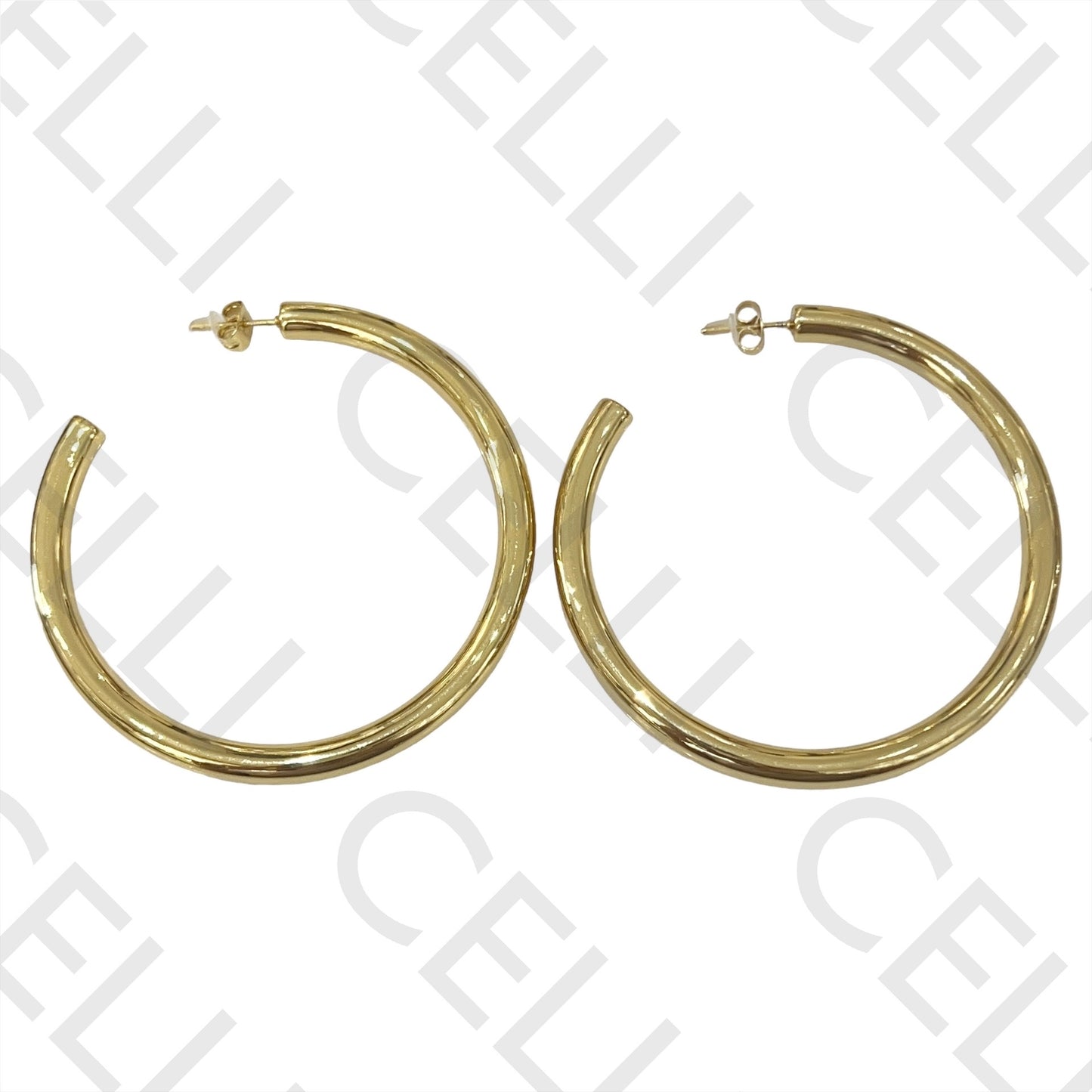 Steel Earring - basic hoop