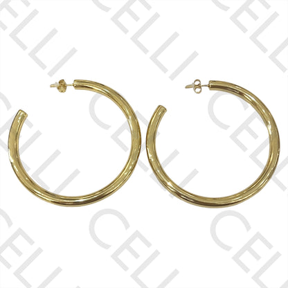 Steel Earring - basic hoop