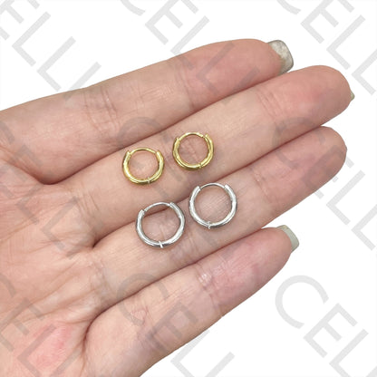 Brinco de Aço - argola básica mini