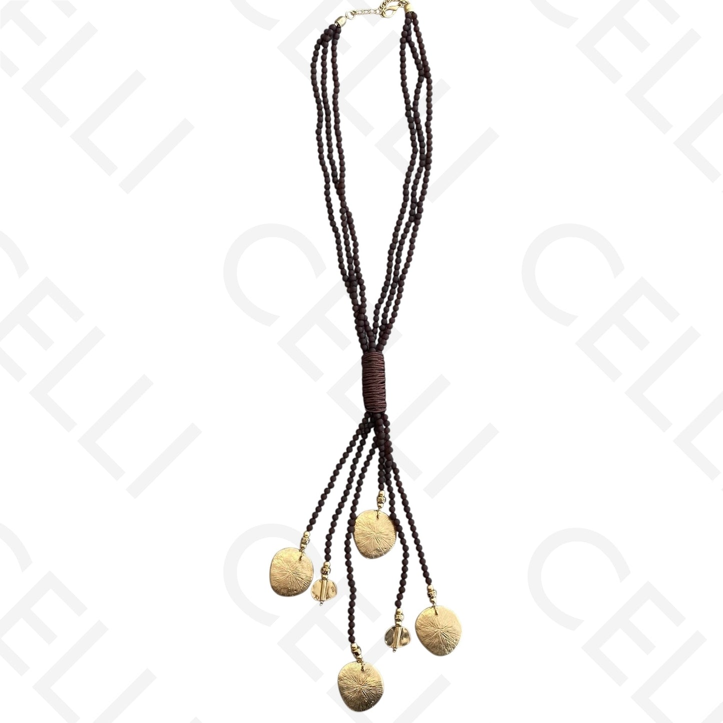 Colar de moda - múltiplo com pendentes