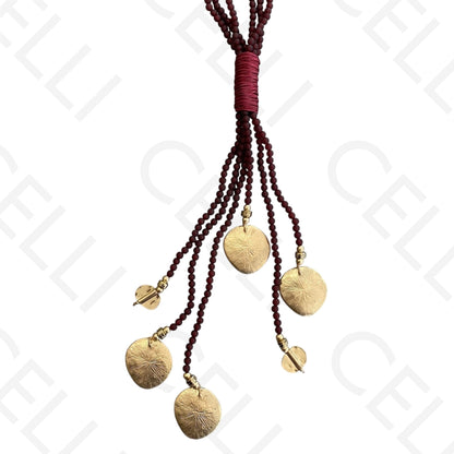 Colar de moda - múltiplo com pendentes