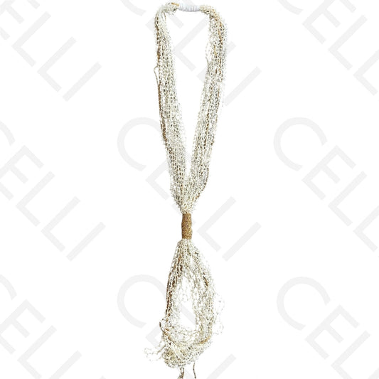 Colar de moda - múltiplo com missangas