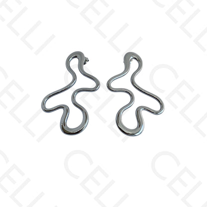 Steel necklace - large fish pendant