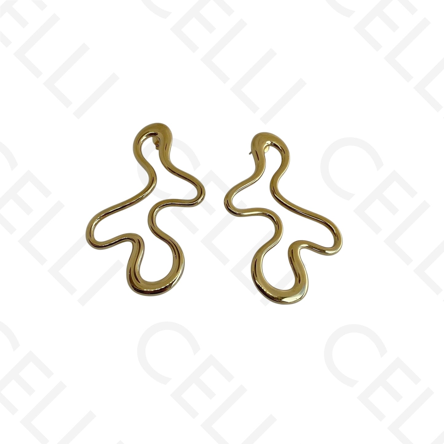 Steel necklace - large fish pendant