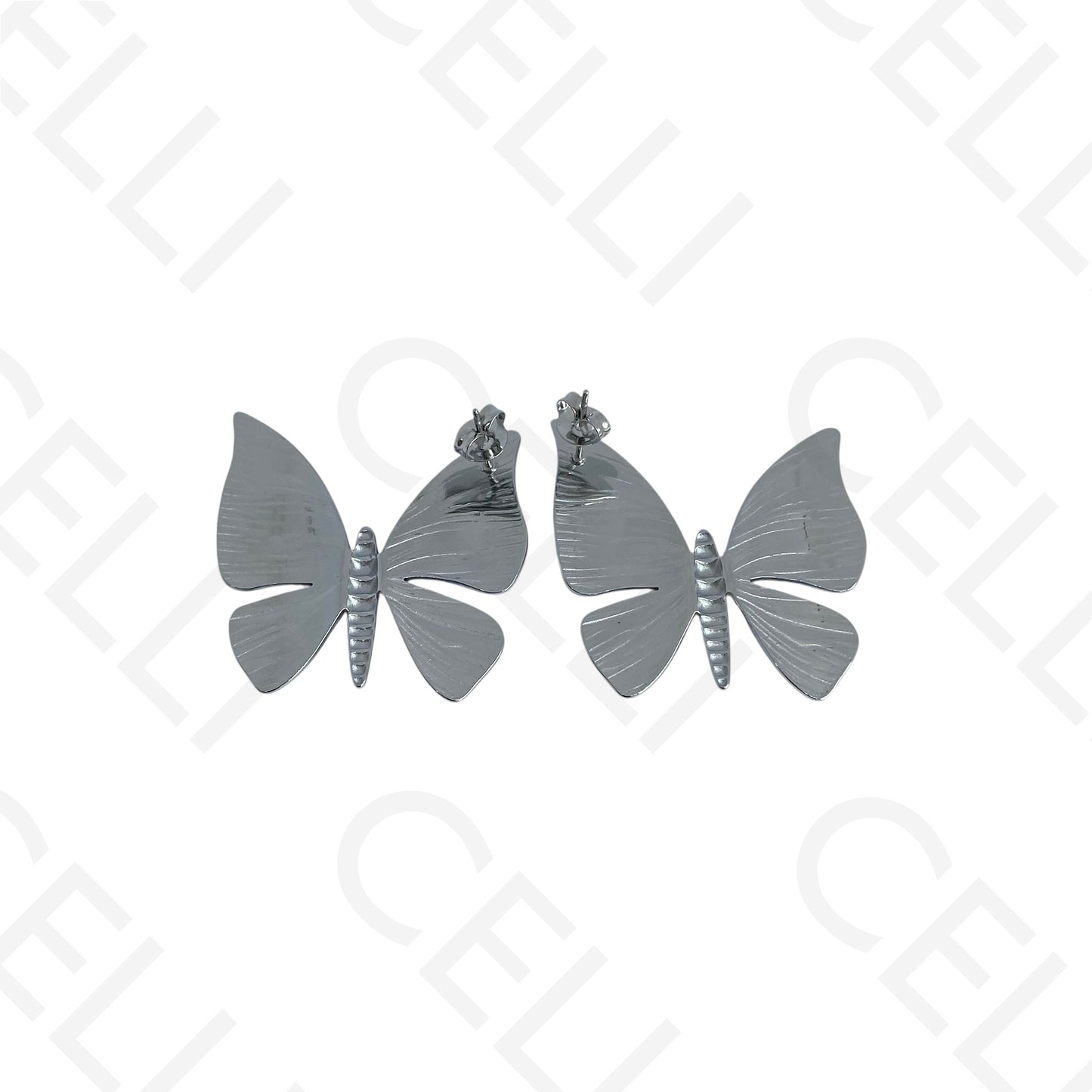 Brinco de aço - borboleta