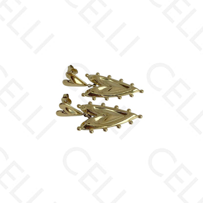 Steel necklace - large fish pendant