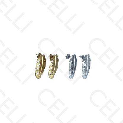 Brinco de aço - pena