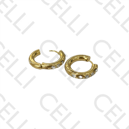 Steel Hoop Earrings - Brilliant (5)