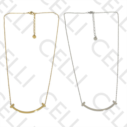 Steel Necklace - smile