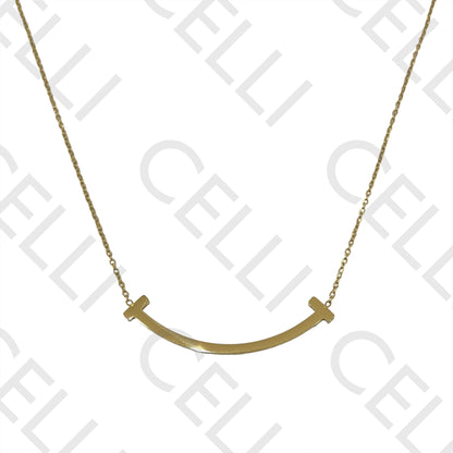 Steel Necklace - smile