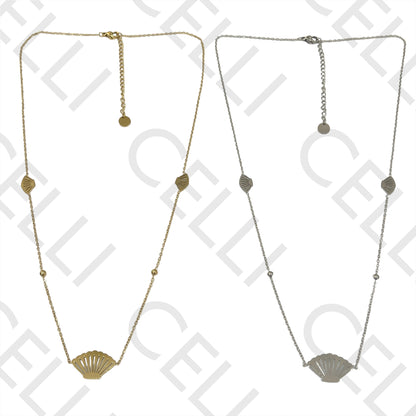 Collar de acero - conchas