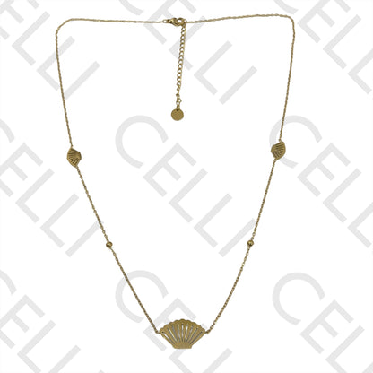 Collar de acero - conchas