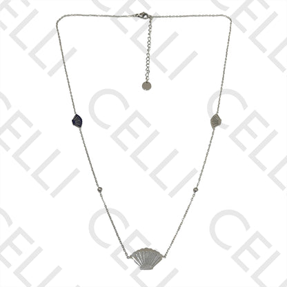 Collar de acero - conchas