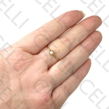 Cargar imagen en el visor de la galería, Anillo de acero - con piedra natural
