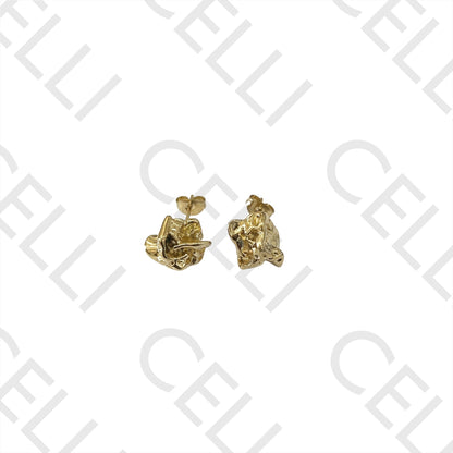 Steel Earring - meteorite